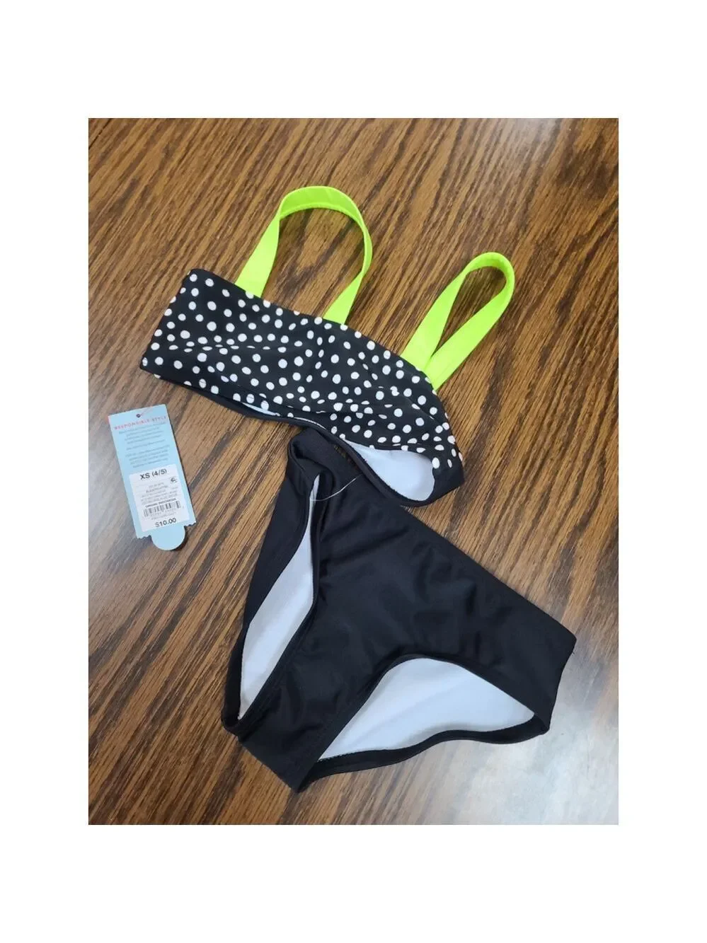 Cat & Jack Girls Swimwear Set XS 4/5 NWT